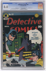 Detective Comics #61 (1937 - 2011) Comic Book Value