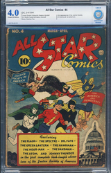 All Star Comics #4 (1940 - 1978) Comic Book Value