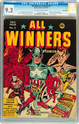 All Winners Comics #2 (1941 - 1947) Comic Book Value