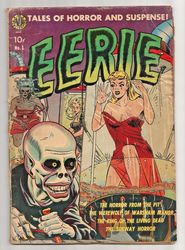 Eerie #1 (1951 - 1954) Comic Book Value