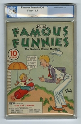 Famous Funnies #36 (1934 - 1955) Comic Book Value