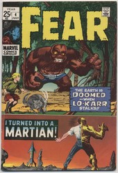 Fear #4 (1970 - 1975) Comic Book Value