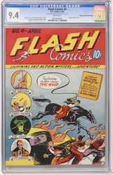 Flash Comics #4 (1940 - 1949) Comic Book Value