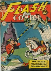 Flash Comics #34 (1940 - 1949) Comic Book Value