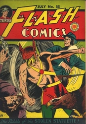 Flash Comics #55 (1940 - 1949) Comic Book Value