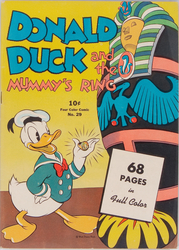 Four Color Series II #29 Donald Duck and the Mummy's Ring
