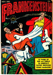 Frankenstein Comics #5 (1945 - 1954) Comic Book Value