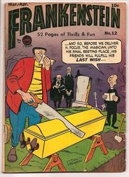 Frankenstein Comics #12 (1945 - 1954) Comic Book Value