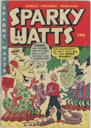 Sparky Watts #8 (1942 - 1949) Comic Book Value