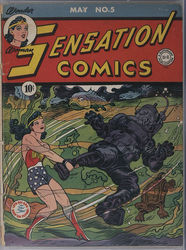 Sensation Comics #5 (1942 - 1952) Comic Book Value