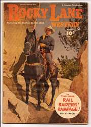 Rocky Lane Western #4 (1949 - 1959) Comic Book Value