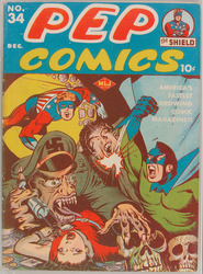 Pep Comics #34 (1940 - 1987) Comic Book Value