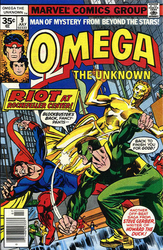 Omega The Unknown #9 35 Cent Variant (1976 - 1977) Comic Book Value