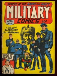 Military Comics #18 (1941 - 1945) Comic Book Value