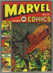 Marvel Mystery Comics #13 (1939 - 1949) Comic Book Value