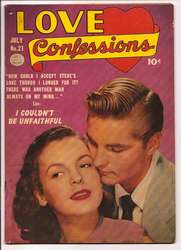 Love Confessions #21 (1949 - 1956) Comic Book Value