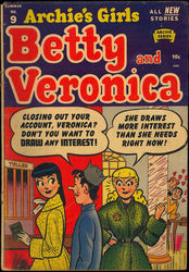 Archie's Girls, Betty and Veronica #9 (1950 - 1987) Comic Book Value