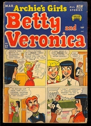 Archie's Girls, Betty and Veronica #17 (1950 - 1987) Comic Book Value