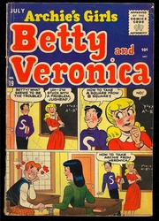 Archie's Girls, Betty and Veronica #19 (1950 - 1987) Comic Book Value