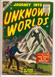 Journey Into Unknown Worlds #40 (1950 - 1957) Comic Book Value