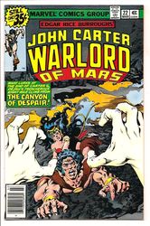 John Carter, Warlord of Mars #22 (1977 - 1979) Comic Book Value