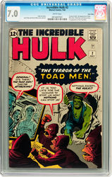 Incredible Hulk, The #2 (1962 - 1999) Comic Book Value