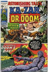 Astonishing Tales #1 (1970 - 1976) Comic Book Value
