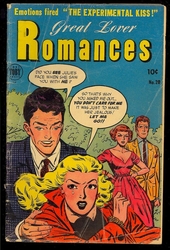 Great Lover Romances #20 (1951 - 1955) Comic Book Value