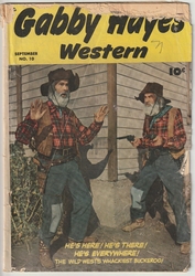 Gabby Hayes Western #10 (1948 - 1957) Comic Book Value