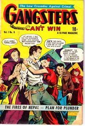 Gangsters Can't Win #8 (1948 - 1949) Comic Book Value