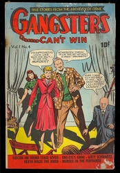Gangsters Can't Win #4 (1948 - 1949) Comic Book Value