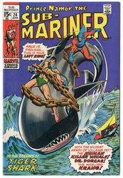 Sub-Mariner, The #24 (1968 - 1974) Comic Book Value