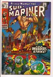 Sub-Mariner, The #21 (1968 - 1974) Comic Book Value