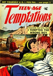 Teen-Age Temptations #9 (1952 - 1954) Comic Book Value