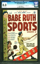 Babe Ruth Sports Comics #3 (1949 - 1951) Comic Book Value