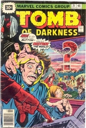 Tomb of Darkness #21 30 Cent Variant (1974 - 1976) Comic Book Value