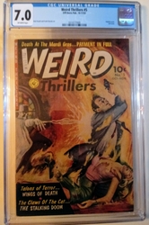 Weird Thrillers #5 (1951 - 1952) Comic Book Value