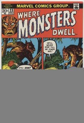 Where Monsters Dwell #23 (1970 - 1975) Comic Book Value