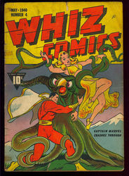 Whiz Comics #4 (1940 - 1953) Comic Book Value