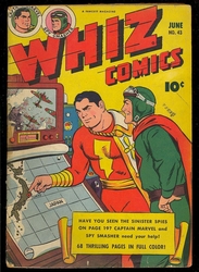 Whiz Comics #43 (1940 - 1953) Comic Book Value