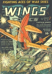 Wings Comics #24 (1940 - 1954) Comic Book Value