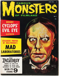 Famous Monsters of Filmland #7 See Zacherley cover (1958 - ) Magazine Value