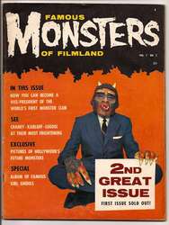 Famous Monsters of Filmland #2 (1958 - ) Magazine Value