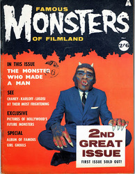 Famous Monsters of Filmland #2 UK Edition (1958 - ) Magazine Value