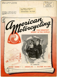 American Motorcycling #1 (1947 - 1947) Magazine Value