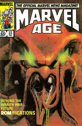 Marvel Age #23 (1983 - 1994) Magazine Value